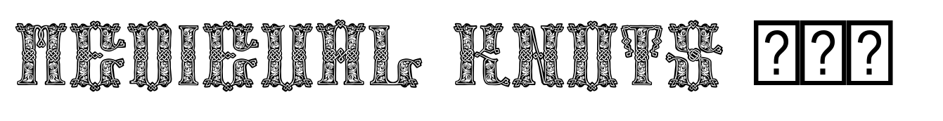 Medieval Knots Regular